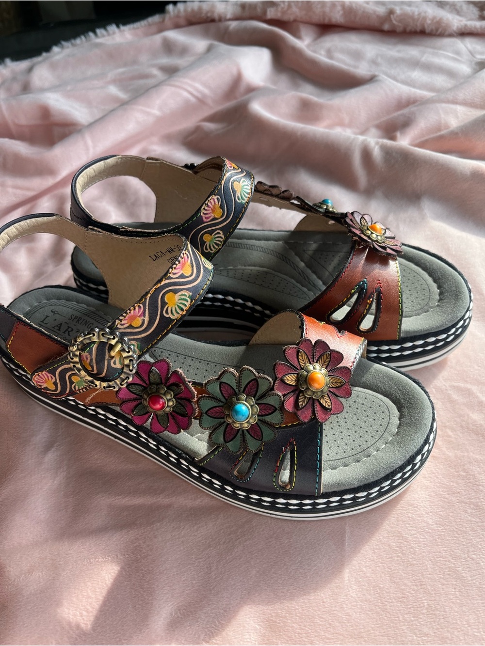 L’Artiste Laga Slingback Sandals-EU 39/ US 8.5- Never Worn